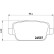 Brake Pad Set, disc brake P 44 017 Brembo, Thumbnail 3