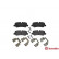 Brake Pad Set, disc brake P 44 019 Brembo, Thumbnail 3