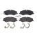 Brake Pad Set, disc brake P 44 022 Brembo, Thumbnail 2