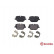 Brake Pad Set, disc brake P 44 025 Brembo, Thumbnail 2