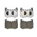 Brake pad set, disc brake P 44 030 Brembo, Thumbnail 3