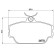 Brake Pad Set, disc brake P 46 001 Brembo, Thumbnail 2