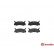 Brake Pad Set, disc brake P 49 005 Brembo, Thumbnail 3