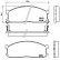 Brake Pad Set, disc brake P 49 010 Brembo, Thumbnail 2