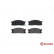 Brake Pad Set, disc brake P 49 010 Brembo, Thumbnail 3