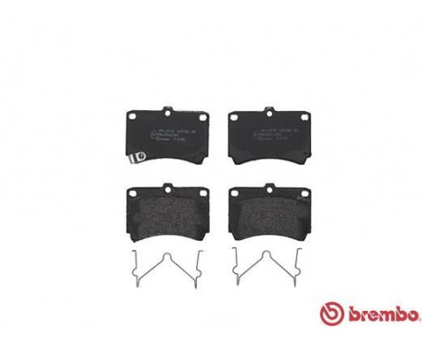 Brake Pad Set, disc brake P 49 016 Brembo, Image 2