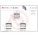 Brake Pad Set, disc brake P 49 016 Brembo, Thumbnail 3