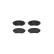 Brake Pad Set, disc brake P 49 017 Brembo, Thumbnail 3
