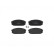 Brake Pad Set, disc brake P 49 022 Brembo, Thumbnail 3