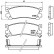 Brake Pad Set, disc brake P 49 025 Brembo, Thumbnail 2