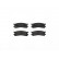 Brake Pad Set, disc brake P 49 025 Brembo