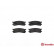Brake Pad Set, disc brake P 49 025 Brembo, Thumbnail 3