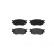 Brake Pad Set, disc brake P 49 026 Brembo, Thumbnail 3