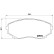 Brake Pad Set, disc brake P 49 028 Brembo, Thumbnail 3