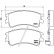 Brake Pad Set, disc brake P 49 032 Brembo, Thumbnail 3