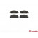 Brake Pad Set, disc brake P 49 036 Brembo, Thumbnail 2