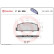 Brake Pad Set, disc brake P 49 036 Brembo, Thumbnail 3