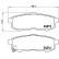 Brake Pad Set, disc brake P 49 042 Brembo, Thumbnail 3