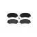 Brake Pad Set, disc brake P 49 045 Brembo, Thumbnail 3