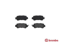 Brake pad set, disc brake P 49 047X Brembo