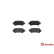 Brake pad set, disc brake P 49 047X Brembo