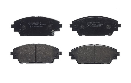 Brake Pad Set, disc brake P 49 050 Brembo, Image 2