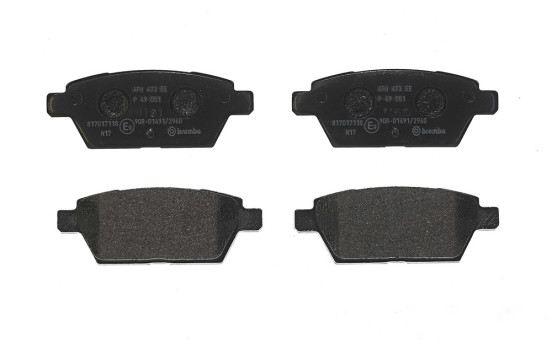 Brake Pad Set, disc brake P 49 051 Brembo