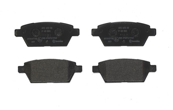Brake Pad Set, disc brake P 49 051 Brembo, Image 3