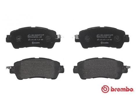 Brake Pad Set, disc brake P 49 055 Brembo, Image 3