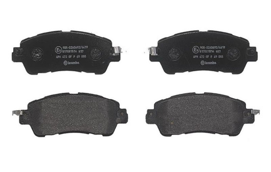 Brake Pad Set, disc brake P 49 055 Brembo, Image 3