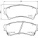 Brake Pad Set, disc brake P 49 060 Brembo, Thumbnail 3