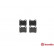 Brake Pad Set, disc brake P 50 007 Brembo, Thumbnail 2