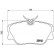 Brake Pad Set, disc brake P 50 008 Brembo, Thumbnail 2