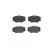 Brake Pad Set, disc brake P 50 008 Brembo