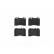 Brake Pad Set, disc brake P 50 022 Brembo