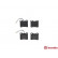 Brake Pad Set, disc brake P 50 030 Brembo, Thumbnail 3