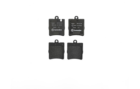 Brake Pad Set, disc brake P 50 033 Brembo