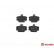 Brake Pad Set, disc brake P 50 038 Brembo, Thumbnail 2