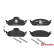 Brake Pad Set, disc brake P 50 039 Brembo, Thumbnail 2