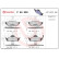 Brake Pad Set, disc brake P 50 039 Brembo, Thumbnail 3