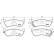 Brake Pad Set, disc brake P 50 040 Brembo, Thumbnail 2
