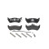 Brake Pad Set, disc brake P 50 044 Brembo, Thumbnail 2