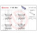Brake Pad Set, disc brake P 50 044 Brembo, Thumbnail 3