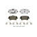 Brake pad set, disc brake P 50 045X Brembo, Thumbnail 4