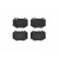 Brake Pad Set, disc brake P 50 048 Brembo