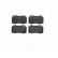 Brake Pad Set, disc brake P 50 053 Brembo