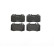 Brake Pad Set, disc brake P 50 053 Brembo, Thumbnail 3