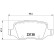 Brake Pad Set, disc brake P 50 058 Brembo, Thumbnail 3