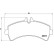 Brake Pad Set, disc brake P 50 060 Brembo, Thumbnail 3