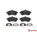 Brake pad set, disc brake P 50 070 Brembo
